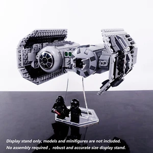 Soporte de exhibición para LEGO 75347 TIE Bomber, acrílico 3D soporte transparente solamente. - Imagen 1 de 6