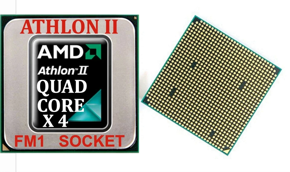 PROCESSORE SOCKET FM1  AMD ATHLON II X 4 641 AD641XWNZ43GX _ 2,80 GHZ QUAD CORE - Immagine 1 di 1
