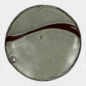 Earthborn Pottery Round Footed Salad Plate 8.5 Inch Decorative Dish - Bild 1 von 9