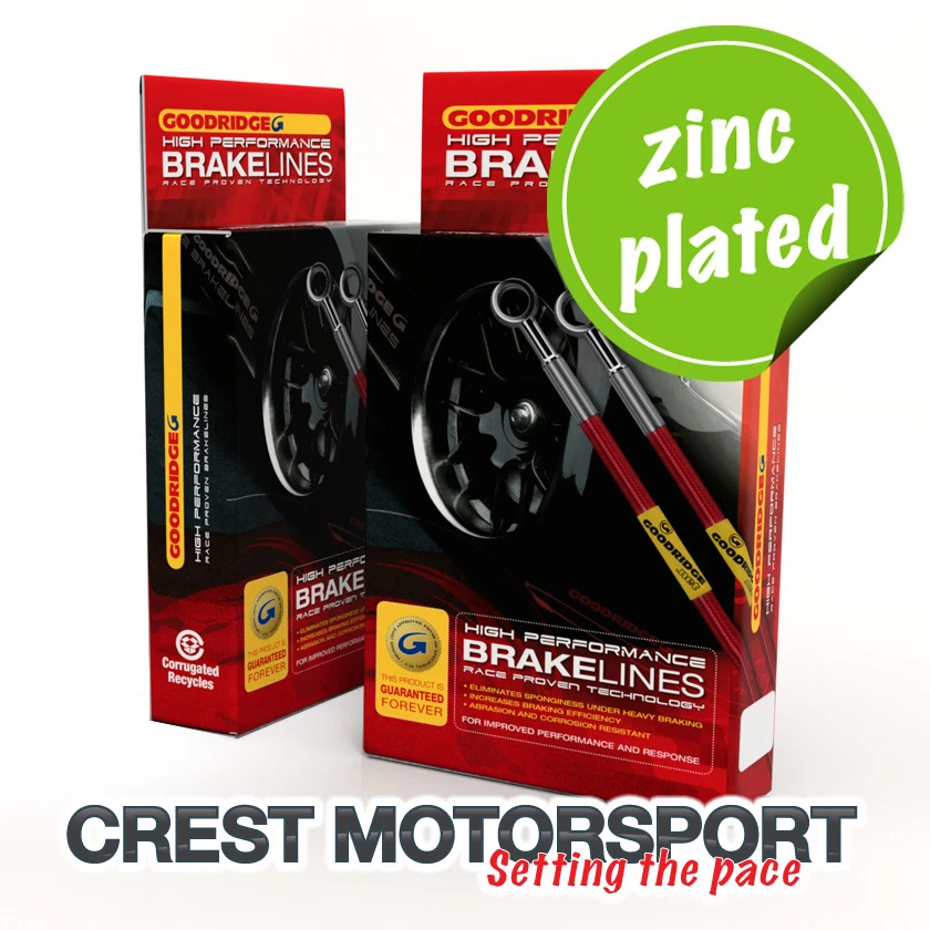 Rover 800 1986- Mangueras de freno Goodridge (accesorios de zinc) SRV0600-4P - Imagen 1 de 1