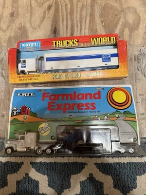 1/64 Ford Tractor Semi Hauling Sets Ertl - Image 1 of 2