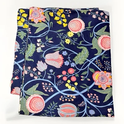 Pottery Barn King Duvet Cover Floral Botanical Print Double Sided & 1 Pillowcase - Image 1 of 4