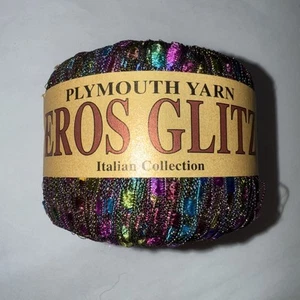 Plymouth Ladder Yarn - EROS GLITZ - #104 Rich Jewels - 50g 158yd - made in Italy - Picture 1 of 5