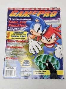 GamePro Magazine October 1994 Sonic & Knuckles Shaq FU Nintendo Sega Jaguar - Picture 1 of 5