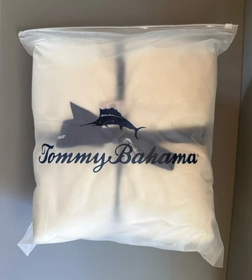MANTA SUAVE FRANELA BLANCA TOMMY BAHAMA Plush Paradise Collection 50" x 70" NUEVA Foto 1 de 4