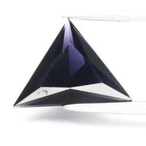 💎 2.08ct 11.3x8.5mm VVS Trillion Natural Violet Spinel - Tanzania Gem - Picture 1 of 4