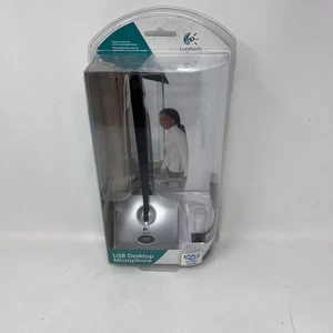 Logitech USB Desktop Microphone Noise Cancelling PC Mac Skype - Picture 1 of 5
