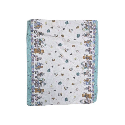 Винтажное хлопковое фланелевое детское одеяло Riegel игрушка для парада животных 28x34 - Изображение 1 из 2