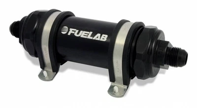 Fuelab 82833-1 -10AN In/Out 6 Micron In-Line Fuel Filter w/5″ Element Universal - Image 1 of 3