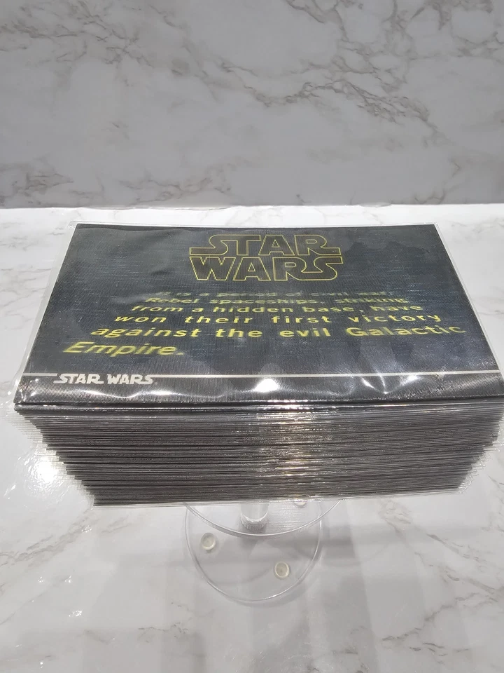 1996 Star Wars 3D Lenticular Complete Card Set 1 - 63 Holographic Vader Wide Old - Image 1 of 4