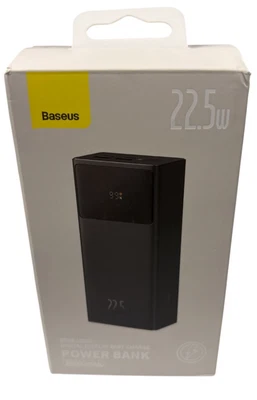 Carregador portátil Baseus 30000mAh, banco de potência 22,5W bateria de carregamento rápido - Imagem 1 de 4