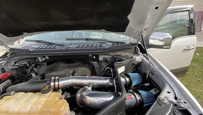 Injen PF9015P 冷进气抛光,2015 - 2020 福特 F-150 3.5L EcoBoost 二手 — 第 1/3 张图片