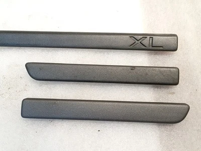 92-96 XL Charcoal Black Dash Trim Strip Set of 3 Ford F150 F250 F350 Bronco OEM - Image 1 of 4