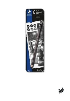 Staedtler Mars Lumograph Black  Carbon Blend Provides Jet Black Lines - Image 1 of 3