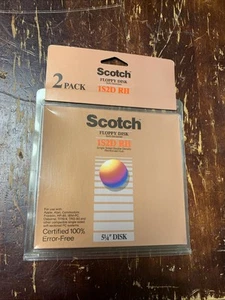 Floppy disk scozzese vintage - 1S2D RH (5,25") nuovo confezione da 2 - Foto 1 di 3