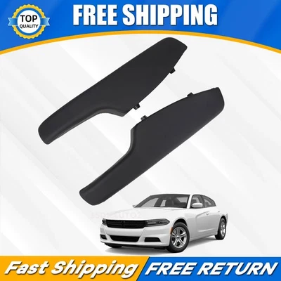 Driver & Passenger Side Black Door Arm Rest for Dodge Charger Chrysler 300 11-23 - Image 1 of 4