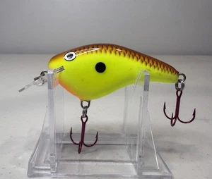Rapala DT Flat 3 DTF-3 CTB Chartreuse Brown Back Discontinued Angelköder - Bild 1 von 4