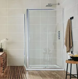 1000 Scudo Sliding Shower Door Screen 100 New Boxed 6mm Glass - Picture 1 of 2