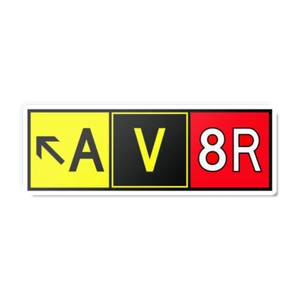 AV8R Bumper Sticker - Picture 1 of 1
