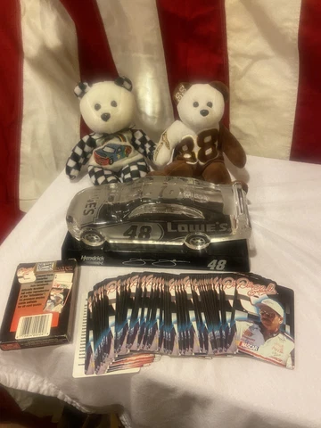 Jimmy Johnson’s race car made with glass.dale Sr. deck Of Cards. 24&88 Bears Cover