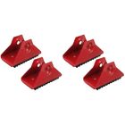  4 Pcs Replacement Ladder Pad Feet Pads Rubber Non Cover Floor Mat Foot