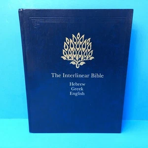 The Interlinear Bible Hebrew Greek English Hendrickson Hardcover Jay P. Green Sr - Picture 1 of 13
