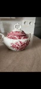 villeroy und boch Zuckerdose, Fasan rot - Bild 1 von 1