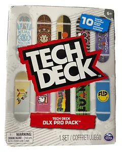Tech Deck DLX Pro Pack 10 Boards Skateboards Fingerboards Age 6+ Spin Master - Picture 1 of 8