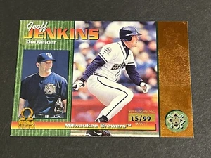 1999 99 PACIFIC OMEGA COPPER PARALLEL GEOFF JENKINS #132 #’d 15/99 RARE! - Picture 1 of 2