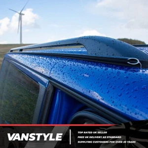 FOR VW LWB TRANSPORTER T5 T5.1 VANSTYLE CAMPER DAYVAN AWNING RAIL C-TRACK BLACK - Picture 1 of 11