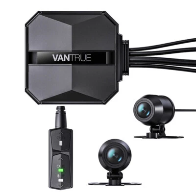 Vantrue F1 2CH Motorcycle Dash Cam GPS, Wifi, Sony Stravis, 2160P+1080P/30FPS - Image 1 of 4