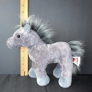 Webkinz Grey Arabian Horse Plush Stuffed Animal HM098 Ganz 9” - Picture 1 of 6