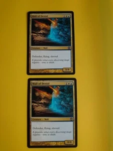 MTG Card x2  Wall of Denail. Creature Wall. Alara Reborn  2 cards - Picture 1 of 6