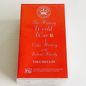 The History Of World War II VHS ~ 3 Tape Box Set - Video Cassette - Picture 1 of 4