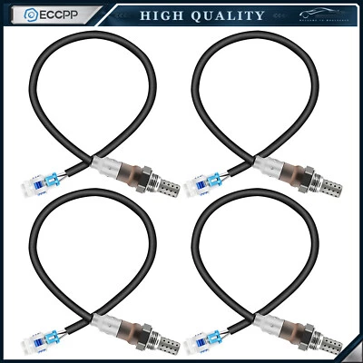 Sensor de oxígeno O2 delantero+trasero 4 piezas para Chevy Silverado GMC Sierra 1500 2003-2006 Foto 1 de 4