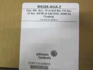 JOHNSON CONTROLS  M9208-AGA-2    Electric Spring Return Actuator - Picture 1 of 1