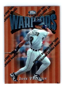 1997 Topps Finest W/ Coating #42 Jose Valentin Milwaukee Brewers - Picture 1 of 2