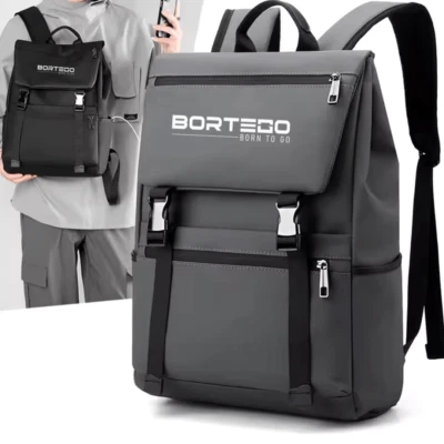 Rucksack Herren Damen Laptop  Schulrucksack 17 Zoll Laptoptasche USB Anschluss - Bild 1 von 4