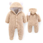 Nouveau-né bébé garçon fille enfants ours à capuche combinaison combinaison vêtements tenues