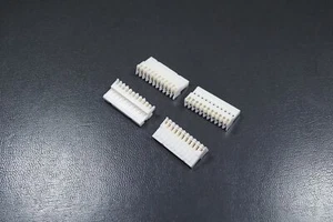 Lot of 4 1-640621-1 AMP Connector Receptacle 11 Pos 1 Row 2.54mm RA IDC  - Picture 1 of 1