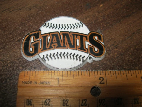 MLB Vintage Giants TEAM Sports MAGNET RUBBER by SPORTS MAGNETS Inc. used Cover