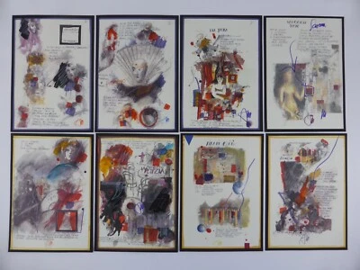 Michael Auth Mappenwerk Rezepte Antipasti Prima Opera signiert 10 Blätter (05) - Bild 1 von 4