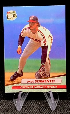 1992 Fleer Ultra Paul Sorrento #357 Cleveland Indians - Image 1 of 2