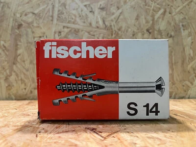 20 pezzi Tasselli Nylon Fischer S-14 – Tasselli di Espansione senza Vite - Immagine 1 di 2