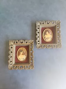 Vintage Sir Thomas Lawrence Cameo Creations Countess Of Blessington 6x5.25 - Picture 1 of 2