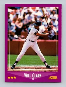 Will Clark 1988 Score #78 (5) Cards NM or Better - Picture 1 of 10