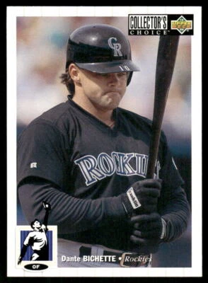 Dante Bichette 1994 Collector's Choice #52 Colorado Rockies - Image 1 of 2