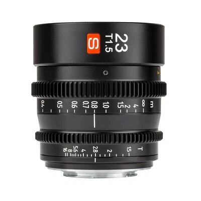 Viltrox S 23mm T1.5 Cine Lens for Panasonic Olympus Micro Four Third M4/3 Camera - Image 1 of 3