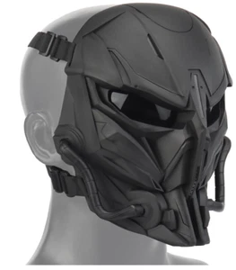 Chastener II Full Face Protective Airsoft Mask - Black - New - Picture 1 of 5