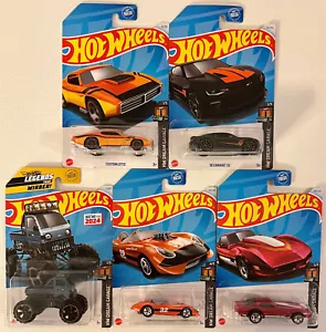 Hot Wheels 2024 HW Dream Garage Series #HTB49 Maßstab 1:64 Die-Cast (5er Set) - Bild 1 von 2
